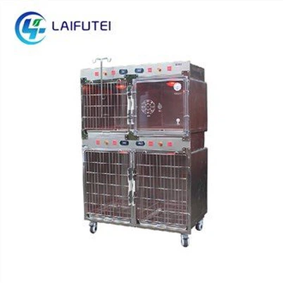 红外疗法在车轮上的宠物笼